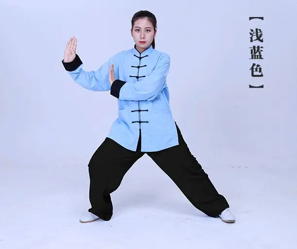 Tai Chi одежда утренний спортивный костюм Единоборства хлопок белье для выступлений практичные с длинными рукавами Tai Chiquan одежда