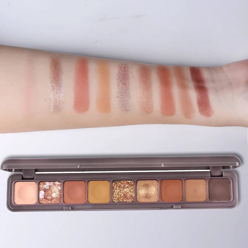 Makeup New Design OEM 9 Colors Keyboard Eyeshadow High Pigment Eyeshadow palette