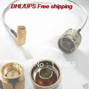 DHL/EMS Горячая 100 шт N штекер SMA Мужской прямоугольный припой для RG405 0 08"-A2
