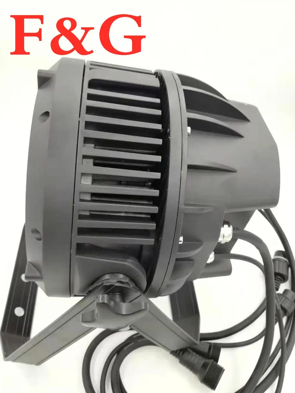 F& G 4x50W COB Par Iluminacion бланка алюминиевая лампа alta potencia para efecto de escenario DMX512 DJ disco cl