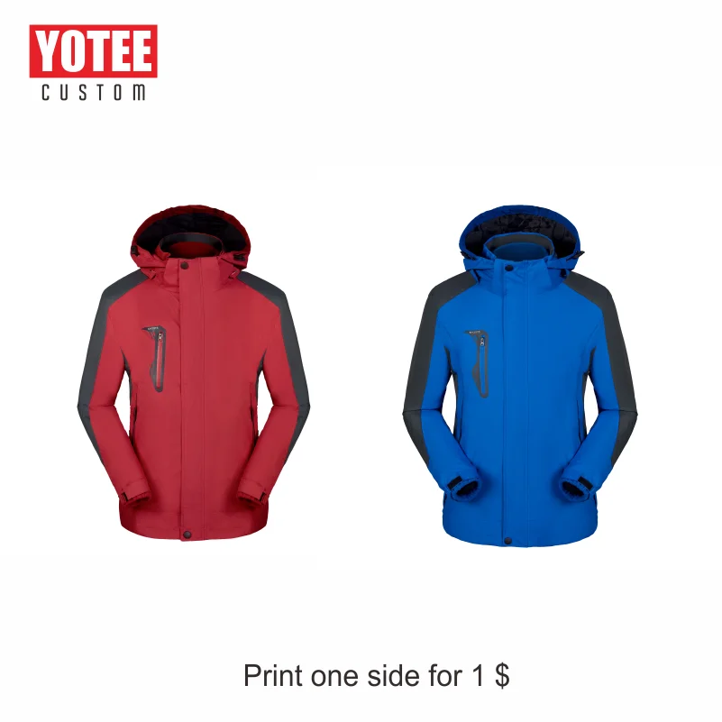 

YOUTEE 2019 autumn and winter jacket thick wool coat windbreaker breathable waterproof LOGO custom