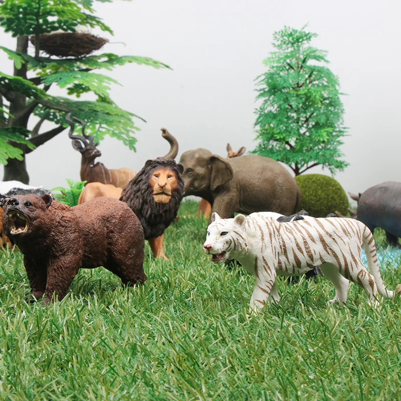 

Model Animal Park Model CHILDREN'S Toy Wild Animal Yuanyuan Oceans Forest Land Plastic Children Guangdong Province