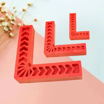 

3Pcs Right Angle Positioner Portable Practical L-square Angle Ruler Fixator for Measure Woodworking