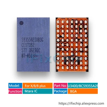 

20pcs/lot U3400 for iphone x/8/8 plus/8plus BCM59355A2IUB3G BC59355A2 Wireless charging Charger Iktara IC Chip