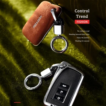 

High quality Suede Leather Car Key Shell Case FOR LEXUS NX 200 NX300H RX 350 450H ES 350 GS IS LS RC F 2014 2015 2016 Auto part