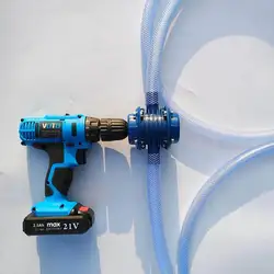 Outdoors Mini Self-Priming Hand Electric Drill Water Pump Diesel Oil Pump For Home Garden,No Power Source