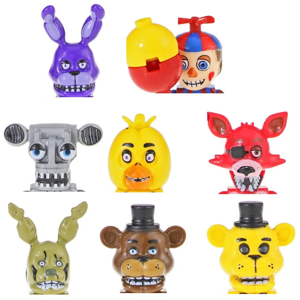 Nightmare-In-Stock-Five-Nights-Freddyed-Building-Blocks-Chica-Foxy-Spintraft-Bricks-Figures-Christmas-Gift-Toys_副本