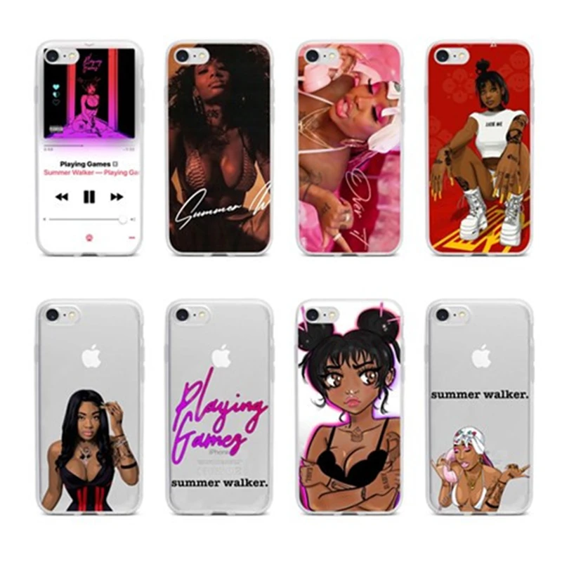 Summer Walker Over It Playing gameg Rapper cover phone case For iPhone 11 Pro XS Max XR X 8 7 6 6S Plus 5 Suave TPU Fundas Coque | Мобильные