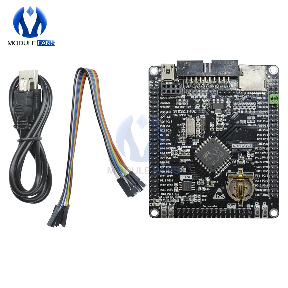 STM32F407VET6 макетная плата Cortex-M4 STM32 минимальная система обучения ARM Core STM модуль Слот для sd-карт