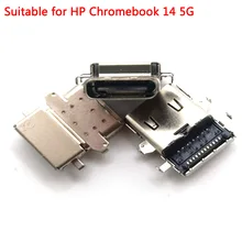 

1-5pc ​female Connector High Current Suitable for HP Chromebook14 5G Charging Port Hsn-Q21c Tail Plug Type-c Built-in Interface