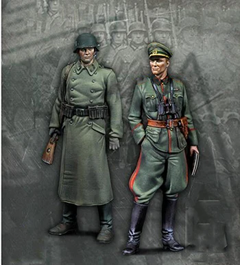 Коллекция 1/35 года неокрашенные персонажи новые воины 2 мужские игрушки модель из