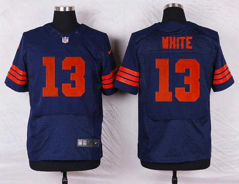 Хаки Stitiched, Chicago, Jay Cutler, Kevin White, Alshon Jeffery, Matt Forte, Kyle Fuller, Walter Payton, Mike Ditka Jersey - Цвет: Хаки