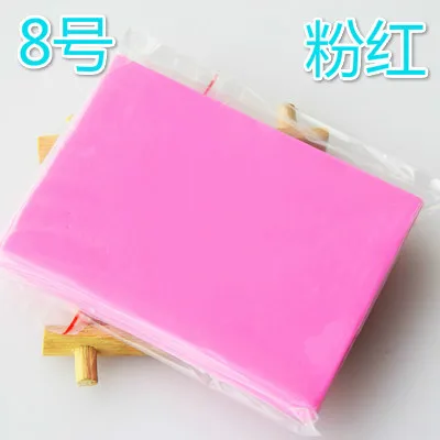 56 Color Soft Clay Dry Polymer Children's Toys Plasticine Safe and Non-toxic Colorful Lightweight Clay Gifts for Boys and Girls - Цвет: C8 Pink
