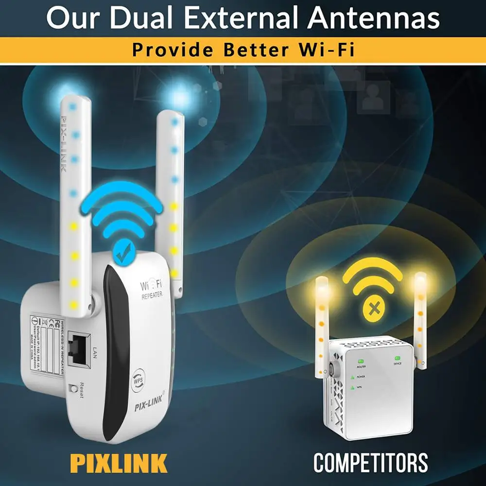 

Ретранслятор Wi-Fi PIXLINK, 2,4 Мбит/с, USB, ГГц