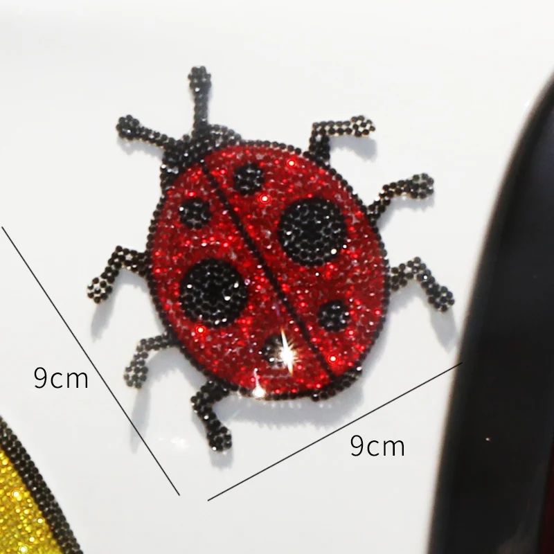 3D бриллиантовые наклейки Высокое качество милые желтые утки для автомобиля