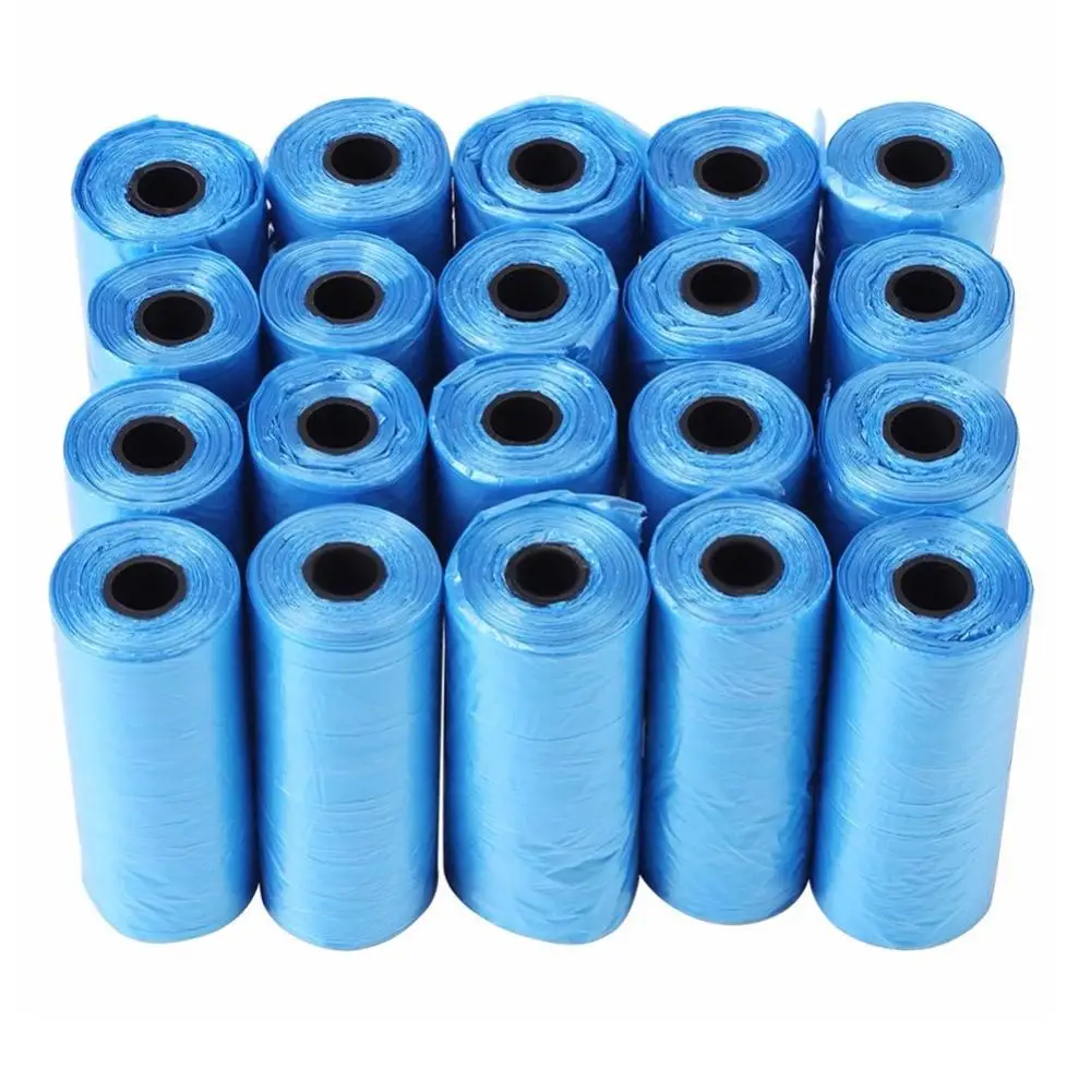 Bolsas de basura para perros y mascotas, Bolsa para popó de limpieza al aire libre, suministros de Bolsa para popó, 20, 40 rollos por paquete, 600 Uds.