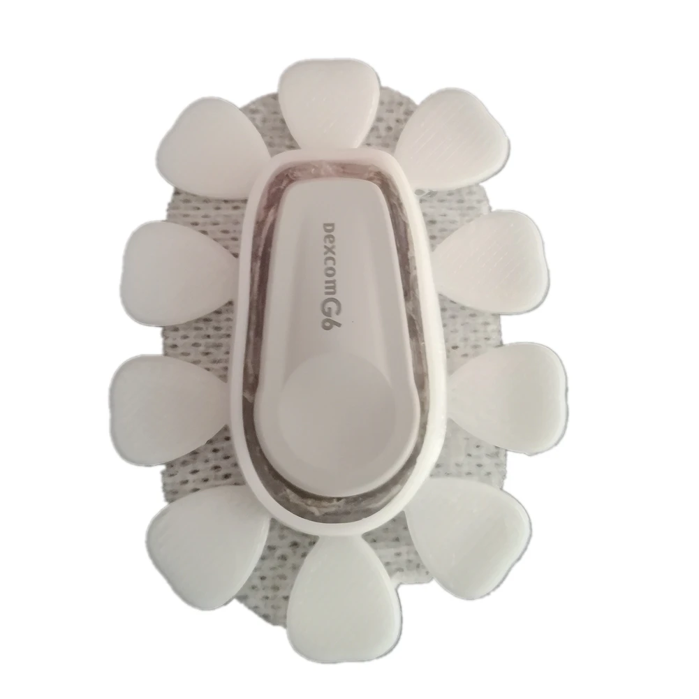 2Pcs Dexcom G6 Sensor Holder Shield Per Le Tue Patch Adesive Dexcom