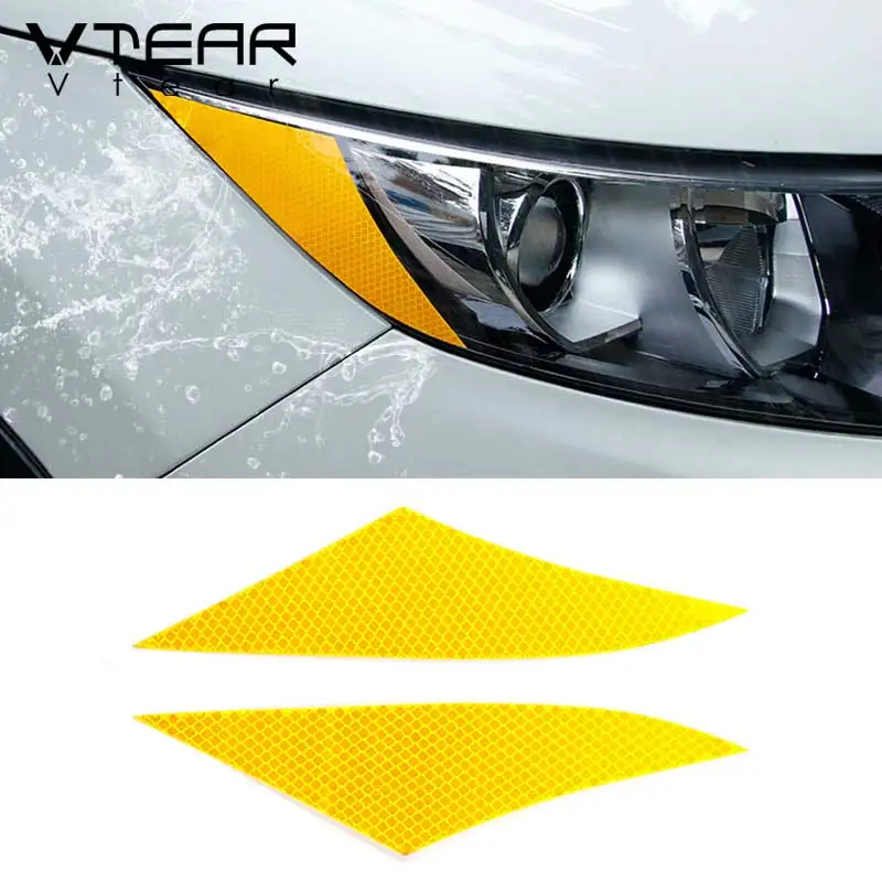 Vtear для ниссан кашкай j11 Nissan Qashqai J11 Dualis наклейка на автомобильные фары бровей