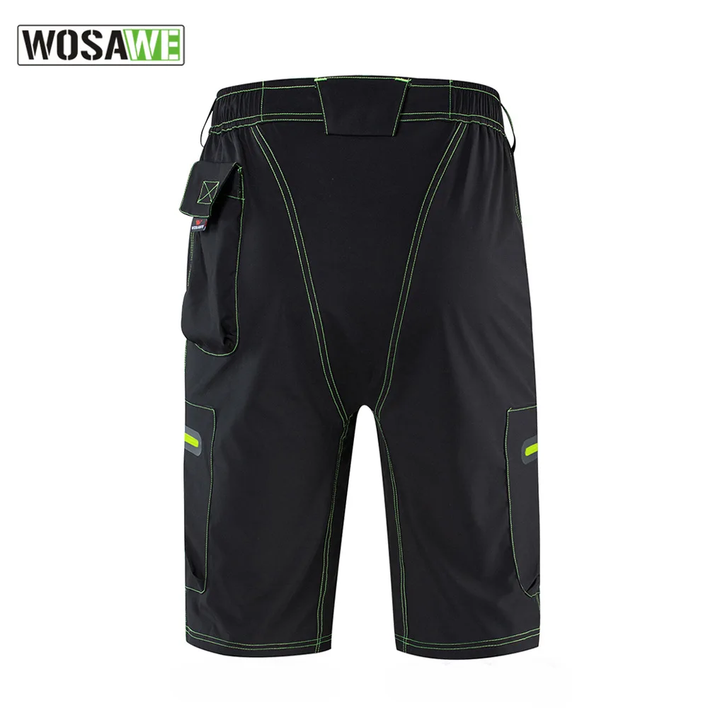 Шорты WOSAWE Мужские для езды на велосипеде летние непромокаемые быстросохнущие