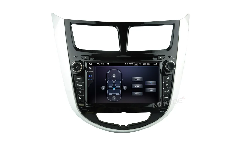 Android 9,0 4+ 64G Автомобильный dvd-плеер для Hyundai Solaris Accent Verna Авторадио автомобильный мультимидийный навигатор навигационное радио Bluetooth карта