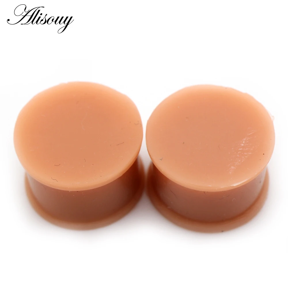 Ear Piercing Jewelry 2pcs 3mm-50mm Silicone Ear Flared Plugs