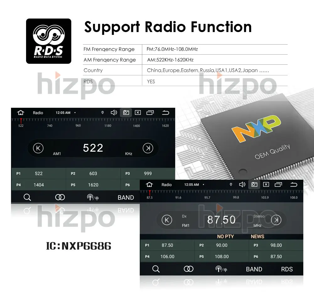  DSP IPS 2 Din 7''Octa core Universal Android 10.0 4GB RAM Car Radio Stereo GPS Navigation WiFi 1024