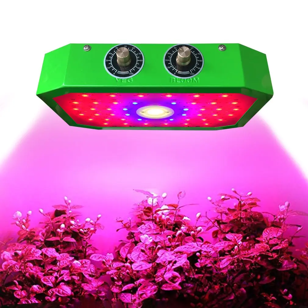 Plants LED Grow Light Full Spectrum 1000W Double Chip Red/Blue/UV/IR Long Oblique Angle Light For Indoor Plants VEG BLOOM