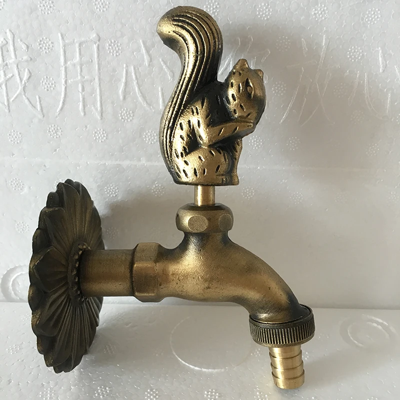 Garden bibcocks water tap faucet Outdoor Decorativ Garden Faucet Animal Shape Bibcock For Washing Mop/Garden Watering