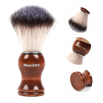 

Shaving Brush Shaving Tools for Men's Wet Shaving Brush Hair Beard Brush Facel Cleaning Brush Wood Handle Mini Portable