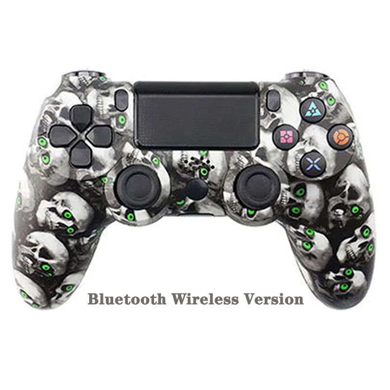 WUIYBN геймпад PS4 контроллер Bluetooth беспроводной/USB проводной джойстик для SONY Playstation 4 игровой автомат консоль ПК паровой - Цвет: Bluetooth version 6