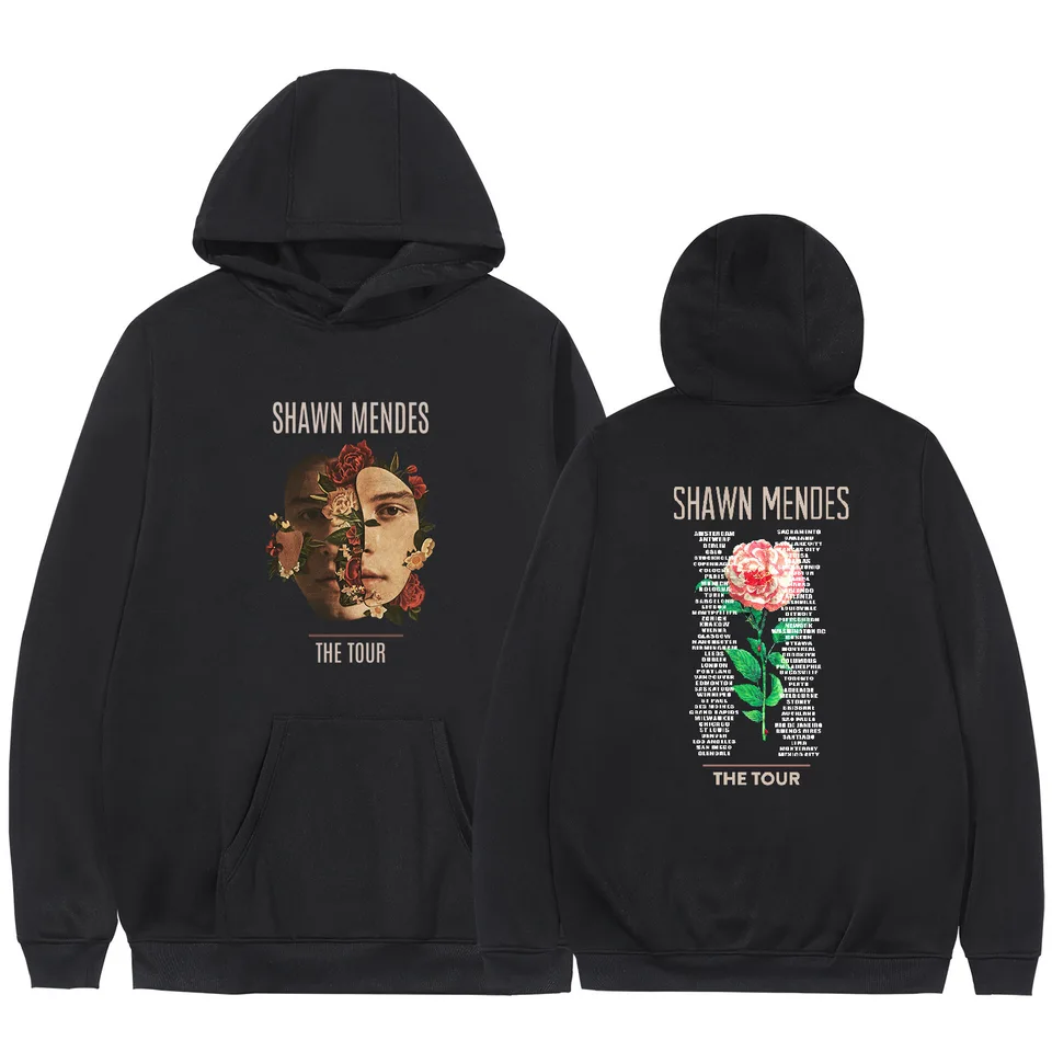 poster print oversized hoodie