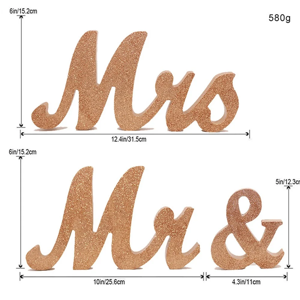 3 шт./компл. Свадебная надпись украшения Свадебный декор Mr& Mrs День Рождения украшения белые деревянные буквы свадебное оформление Горячая