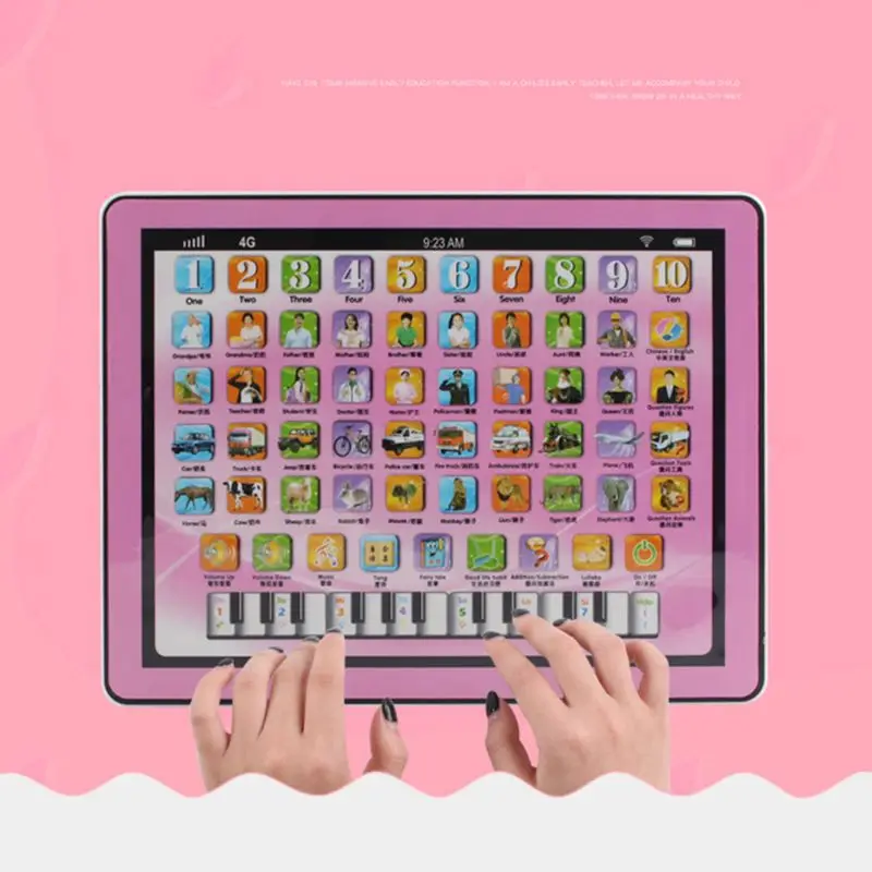 OOTDTY игрушечный планшет раннее развитие ребенка сенсорный экран родительский интерактивный обучающие игры детские подарки