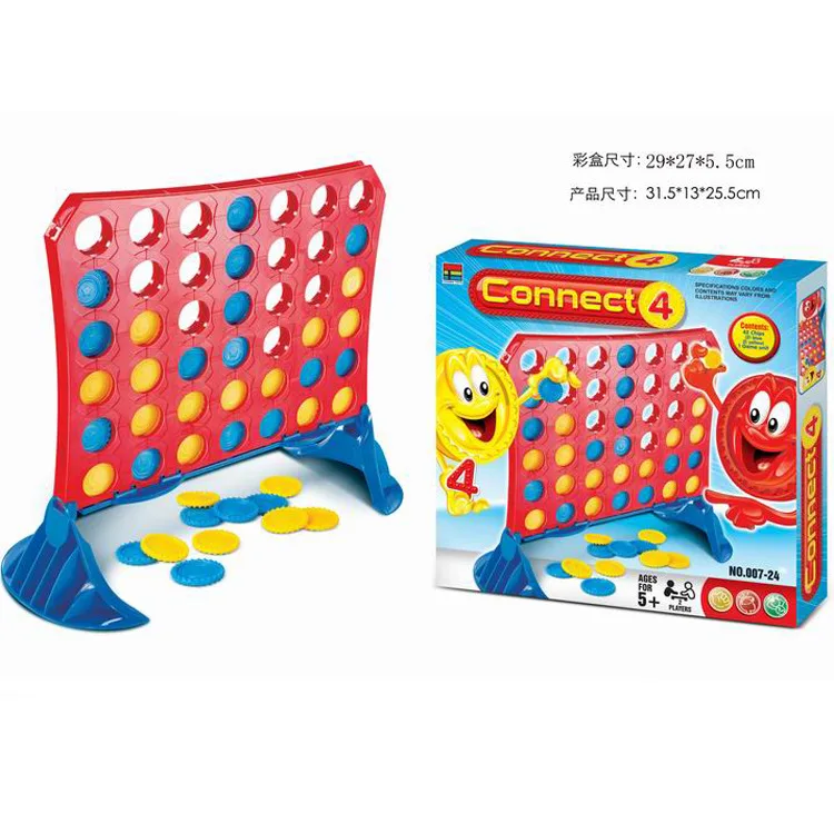 

Children'S Educational Toy Four in a Row Game Chinese Four Linked Rings Puzzle Chinese Chequers Parent And Child Interactive Tab