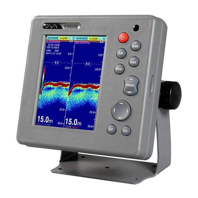 6 dual frequency fish finder ultrasound echo sounder With CCS