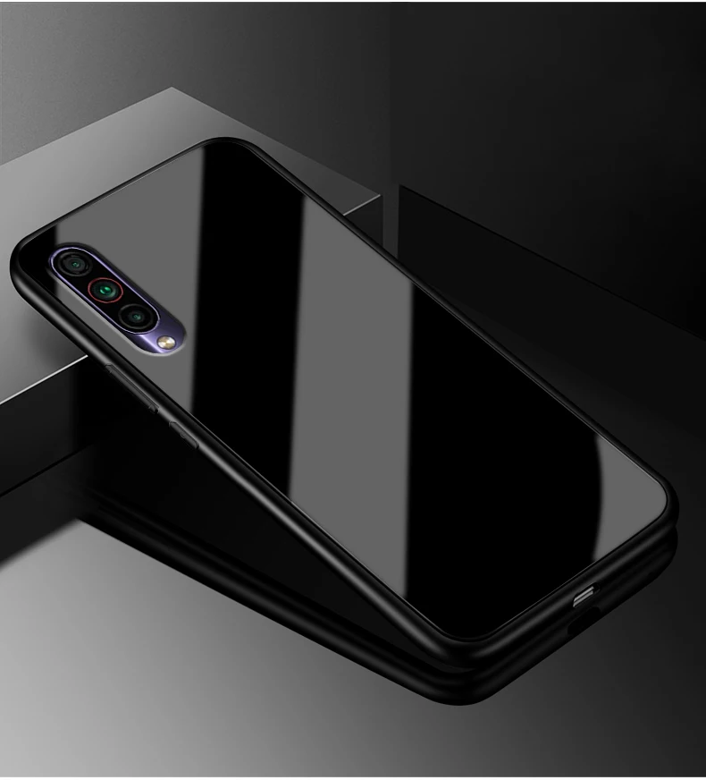 Для Meizu 16T чехол 6," PC Пластиковый стеклянный чехол для телефона черный TPU бампер чехол для Meizu16T M928Q чехол для Meizu 16 t 16T Capa - Цвет: 35