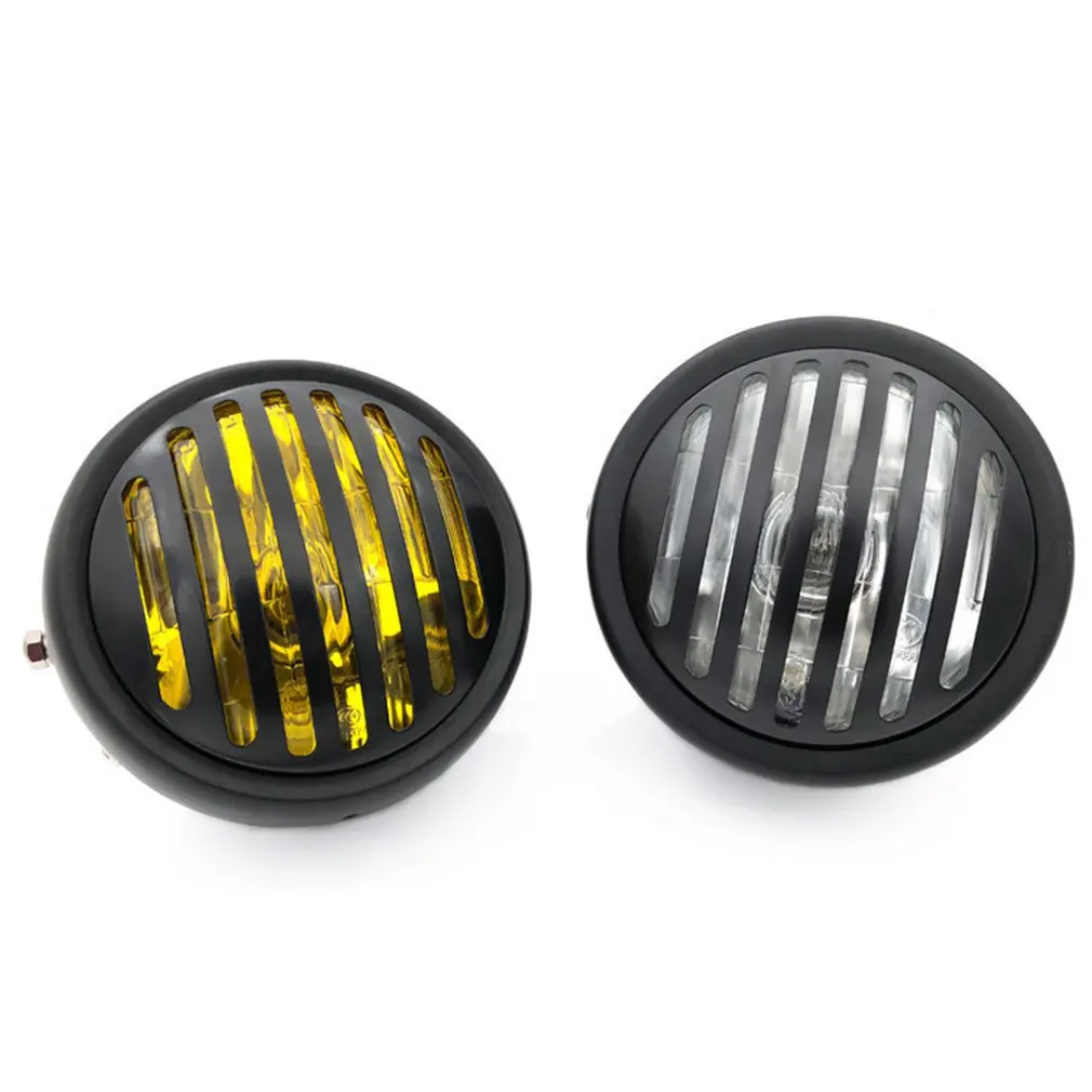 

GN125 Retro Black Shell Round Headlights Motorcycle Headlights Fence Headlights Waterproof Super Bright