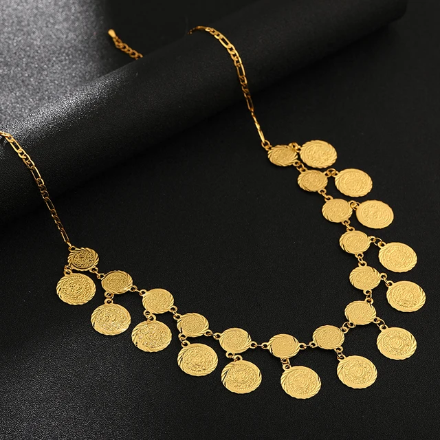 Arabic Antique Coin Necklace 