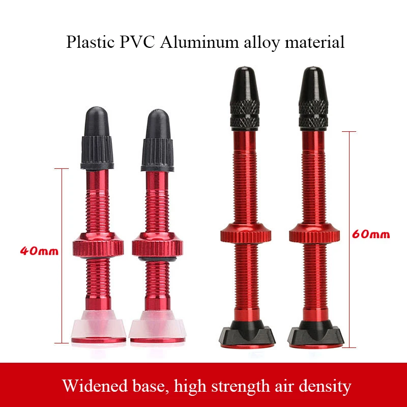 1 шт. расширитель для велосипеда 40/60 мм алюминиевый MTB Горный Дорожный велосипед вакуумные трубки сердечники клапанов для бескамерных шин Аксессуары для велосипеда