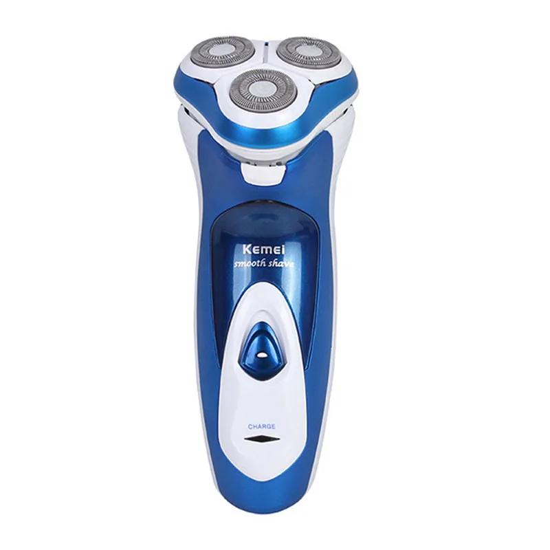 kemei electric Shaver KM-5880 electric men razor beard trimmer triple Blades double floating shaving waterproof rechargeable