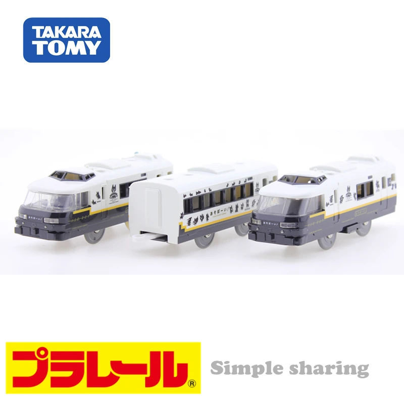 Takara Tomy Pla Rail Plarail S44 JR Kyushu Limited Express Asoboy японский железнодорожный поезд моторизованный Электрический локомотив модель игрушки