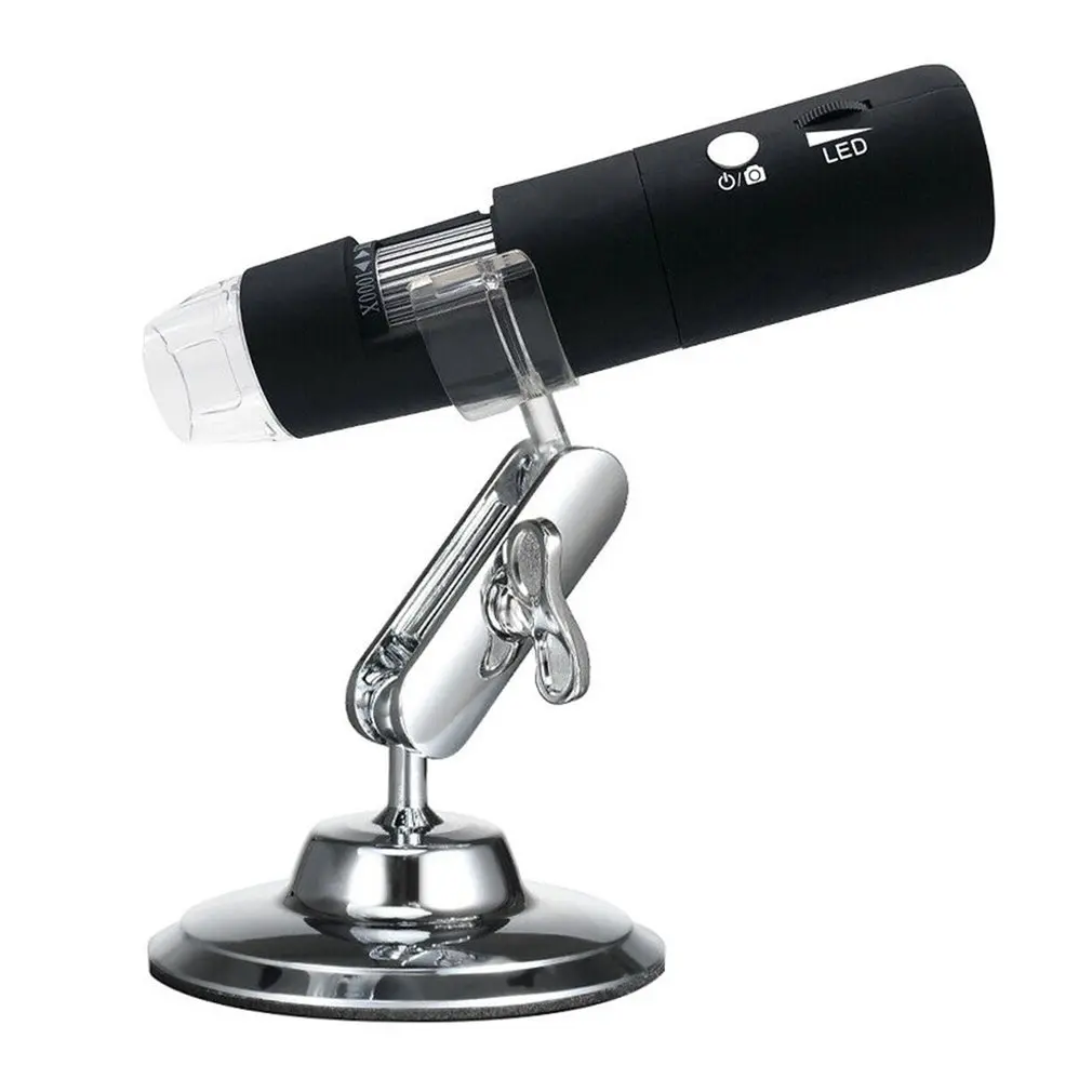 

Mini HD WIFI Digital Microscope Camera 50~1000X 8LED Rotary Base Wireless Electronic Microscope For Android/For iOS/ For Windows