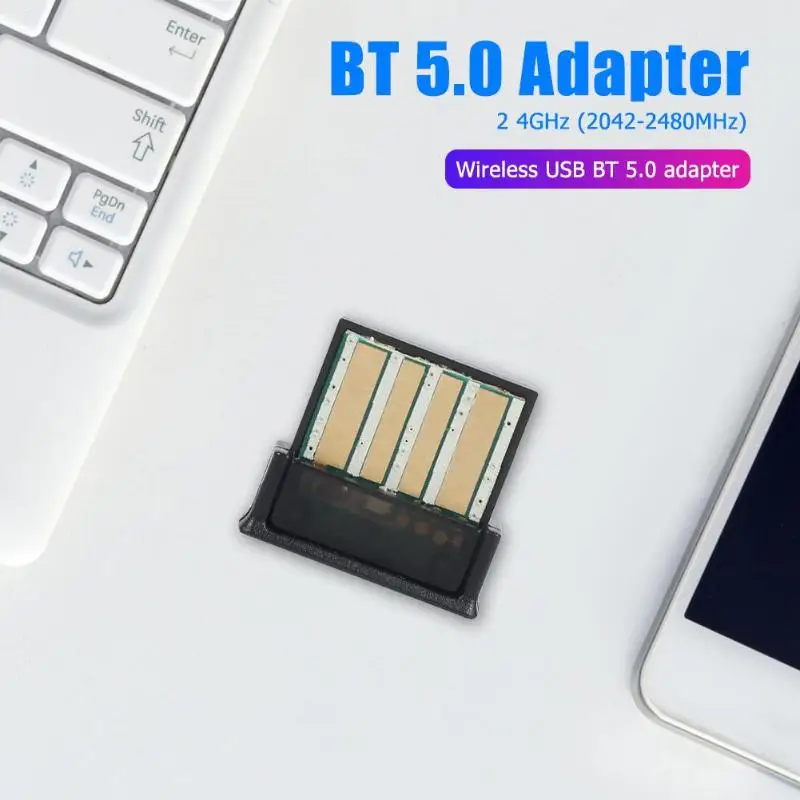 Портативный bluetooth 5,0 аудио музыкальный приемник передатчик беспроводной USB адаптер для ТВ ПК ноутбук клавиатура мышь