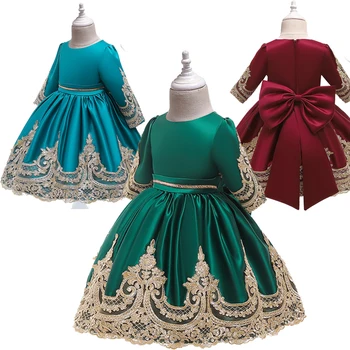 

Cute Lace Outfits for Little Baby Wedding Birthday Party Girl Teenage Princess Dress Christmas Lovely Kids Dresses for Girls