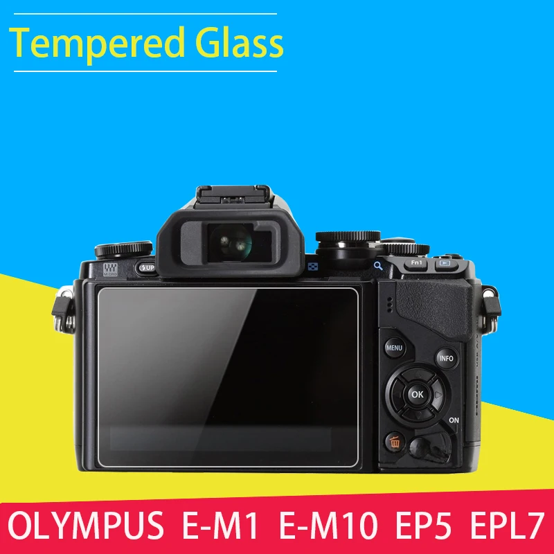 

BIZOE защита для экрана камеры пленка из закаленного стекла LCD для Olympus E-M1 EP5 EPL7