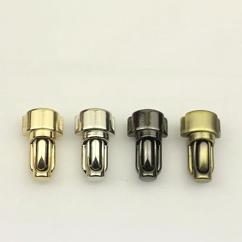 10Pcs Strip Mortise Lock Metal Turn Twist Locks Bag Buckles Clasps Closure for Replacement Purse Handbag Hardware Accessories