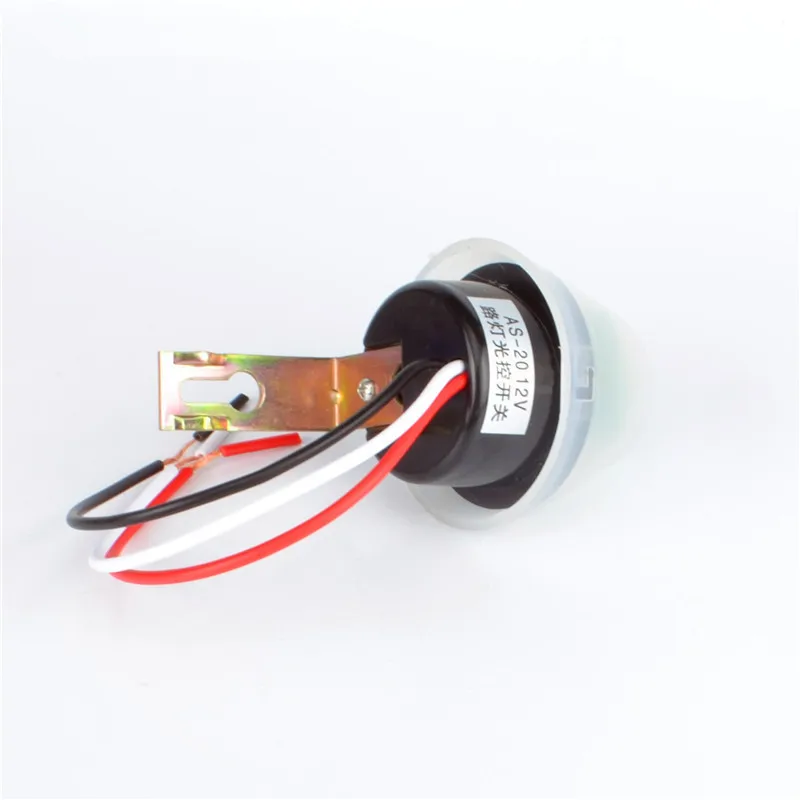 AS-20 AC 220V DC 12V Switch Automatic Auto On Off Photocell Street Light Switch 10A Photoswitch Sensor Control Light Switch