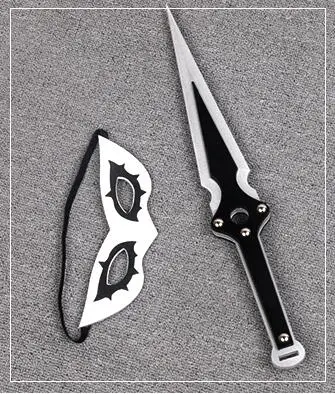 PROPS Persona 5 cosplay P5 Joker костюм куртка Ren Amamiya полный комплект Akira Kurusu униформа наряд мужские вечерние парик на Хэллоуин нарядная обувь - Цвет: PROPS