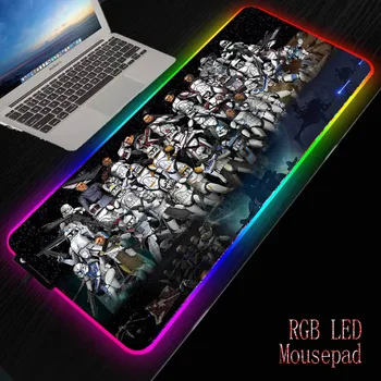 

Mairuige Star Wars LED RGB Mouse Pad Lighting Modes Gaming Extra Large Soft Extended Keyboard Mousepad for PC Computers Gamer