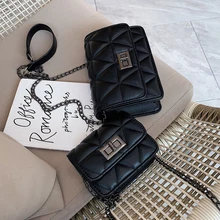 Высококачественная сумка, сумка в иностранном стиле, женская сумка, новинка, модная Корейская версия, универсальная сумка-мессенджер на цепочке, маленькая квадратная сумка